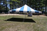20 x 20 Blue & White Eureka Tent