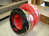 various size plastic pipe in coils
