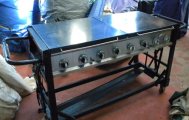 propane 5\' x 2\' grill with wings