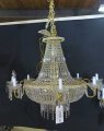 Tall Crystal Chandelier