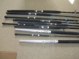 Over 100 New Local Hooker Rod Graphite and Epoxy-Glass Rods in various lengths, power, action, line and lure sizes