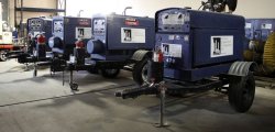 Partial View of Trailered Welders