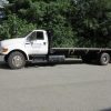 2004 Ford F650 Flat Bed Truck low miles clean