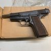 WW2 Begium-Browning-High Power 9MM Pistol-w-Nazi Proofs & Soldiers-Name-on-Grip